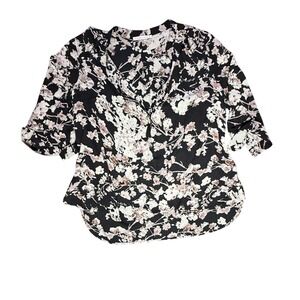 Violet + Claire Womens 2X Floral Print 3/4 Sleeve Blouse Top Plus‎ Size